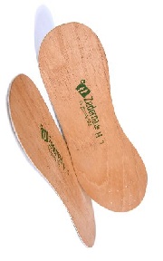 flexible, wooden insoles